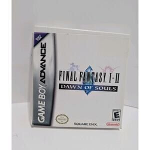 Final Fantasy I & II: Dawn of Souls (Nintendo Game Boy Advance, GBA, 2004) CIB
